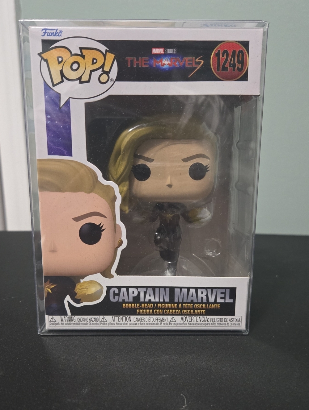 Funko Captain Marvel Pop! Figure - Blue, Red and Gold